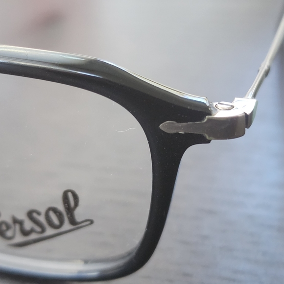 New PERSOL 3044-V BLACK Eyeglasses Handmade ITALY glasses 52-21-140 - Picture 10 of 16